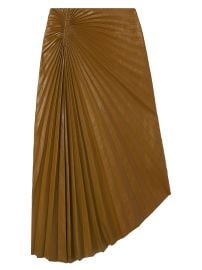 Shop ALC Tracy Faux-Leather Pleated Maxi Skirt at Saks Fifth Avenue